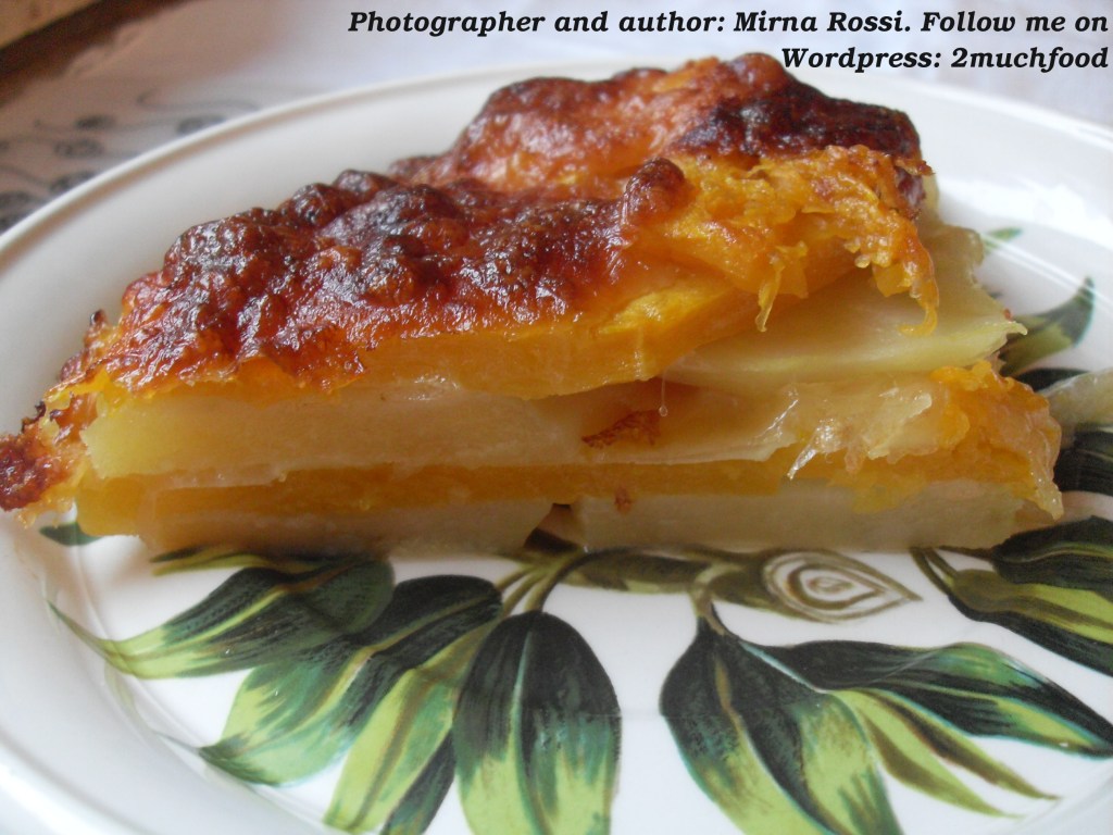 Pumpkins and potatoes&nbsp;Parmigiana