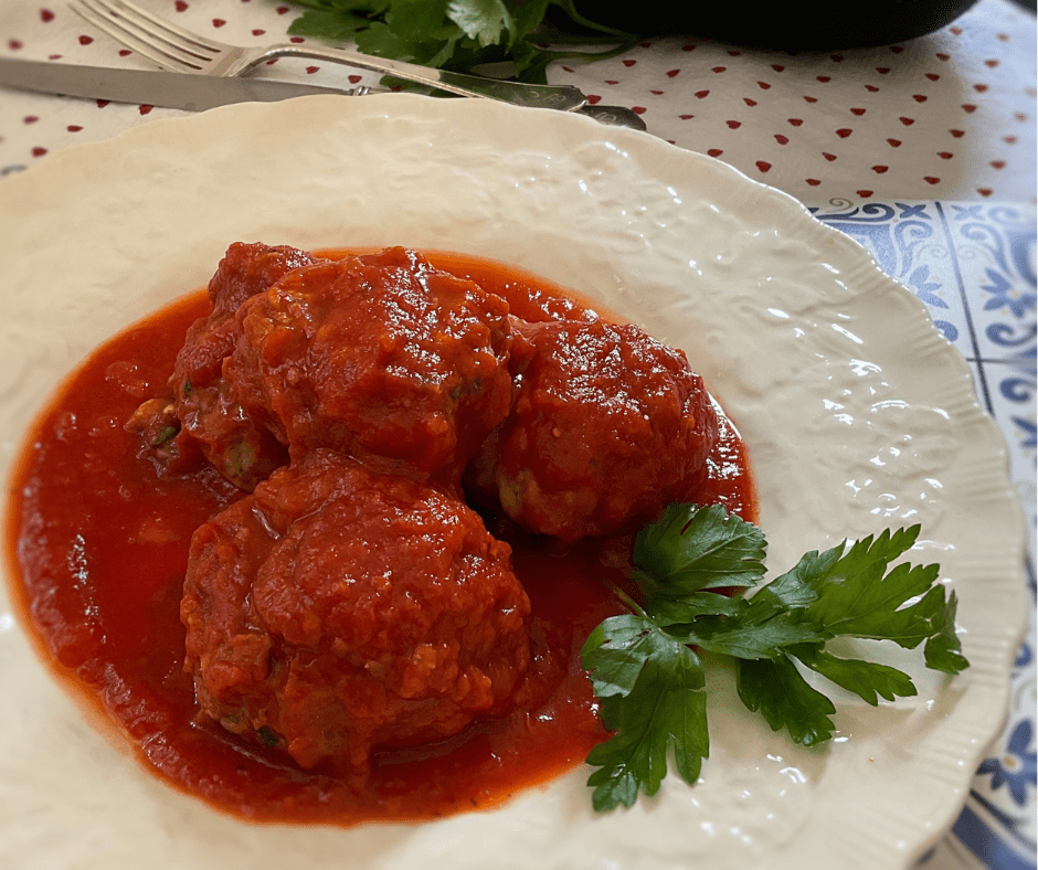 Eggplant Meatballs with Tomato Sauce – a delicious summer&nbsp;dish