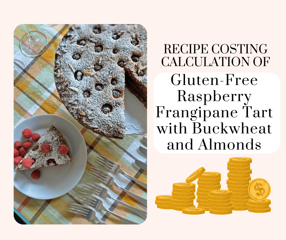 Recipe Costing of Gluten-Free Raspberry Frangipane Tart with Buckwheat and&nbsp;Almonds