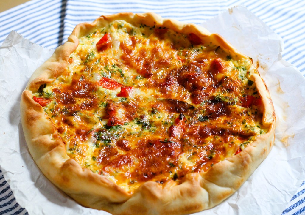 Vegetable Quiche with Yogurt&nbsp;Dough