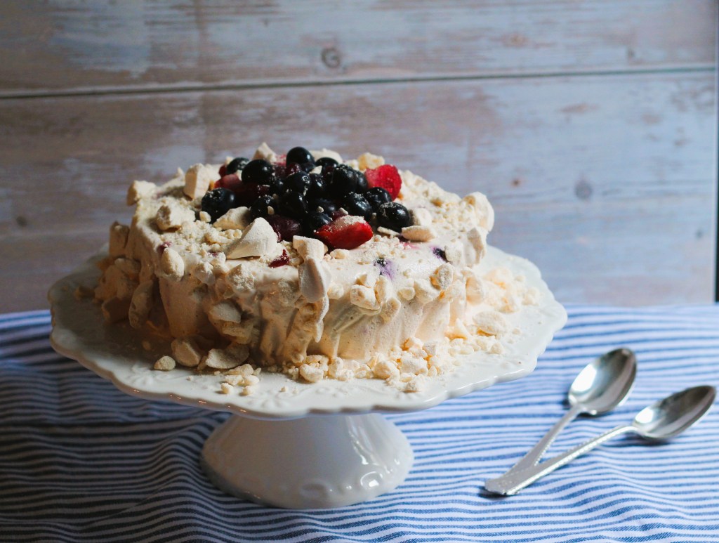 Semifreddo with Yogurt, Meringues, and&nbsp;Berries