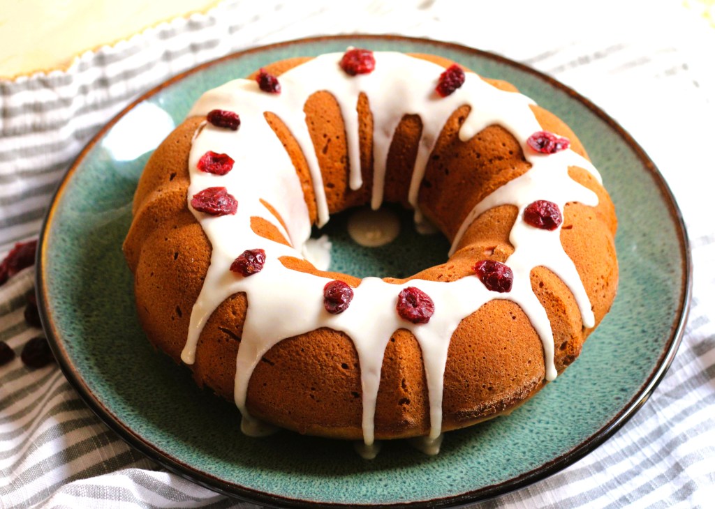 Cranberry and Olive Oil Bundt&nbsp;Cake