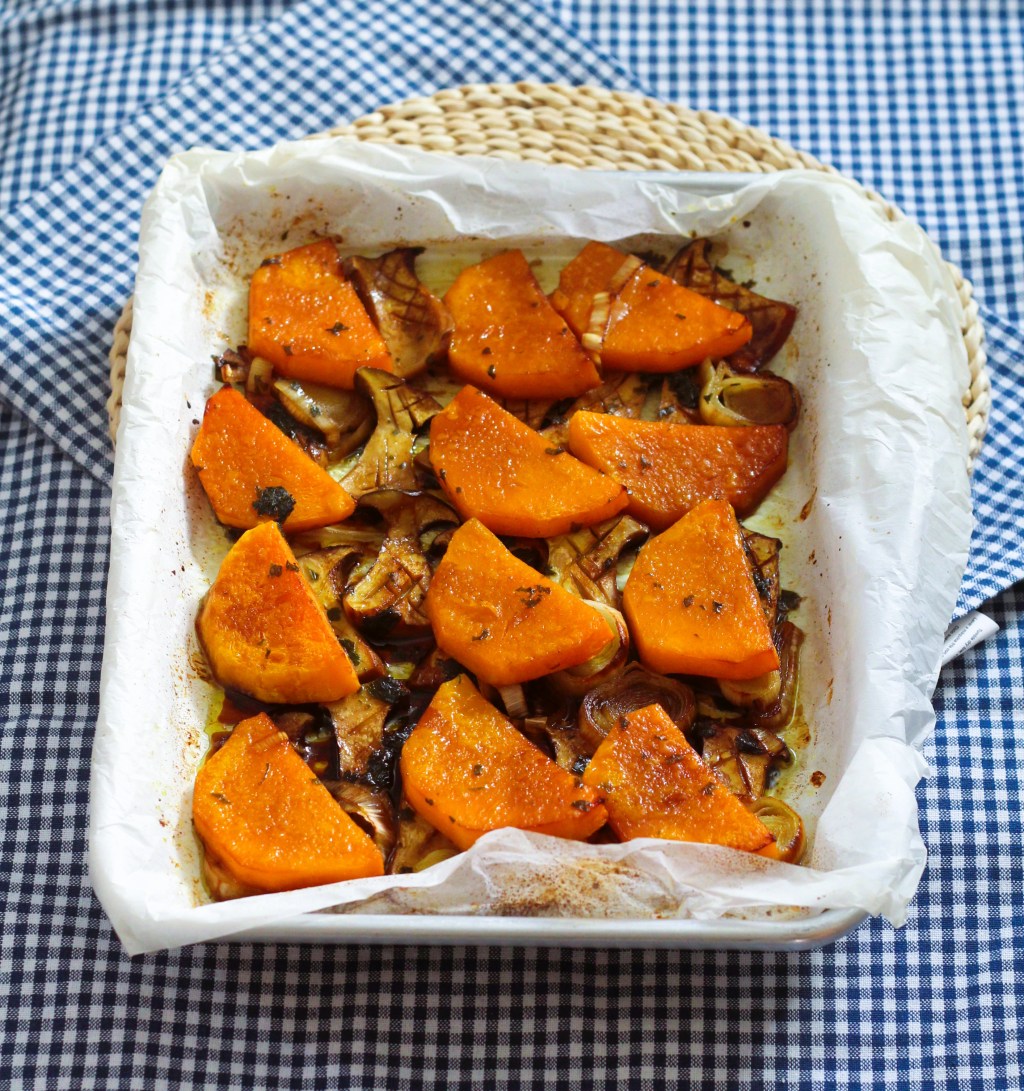 King Oyster Mushrooms with Squash, Curry, and Soy&nbsp;Sauce